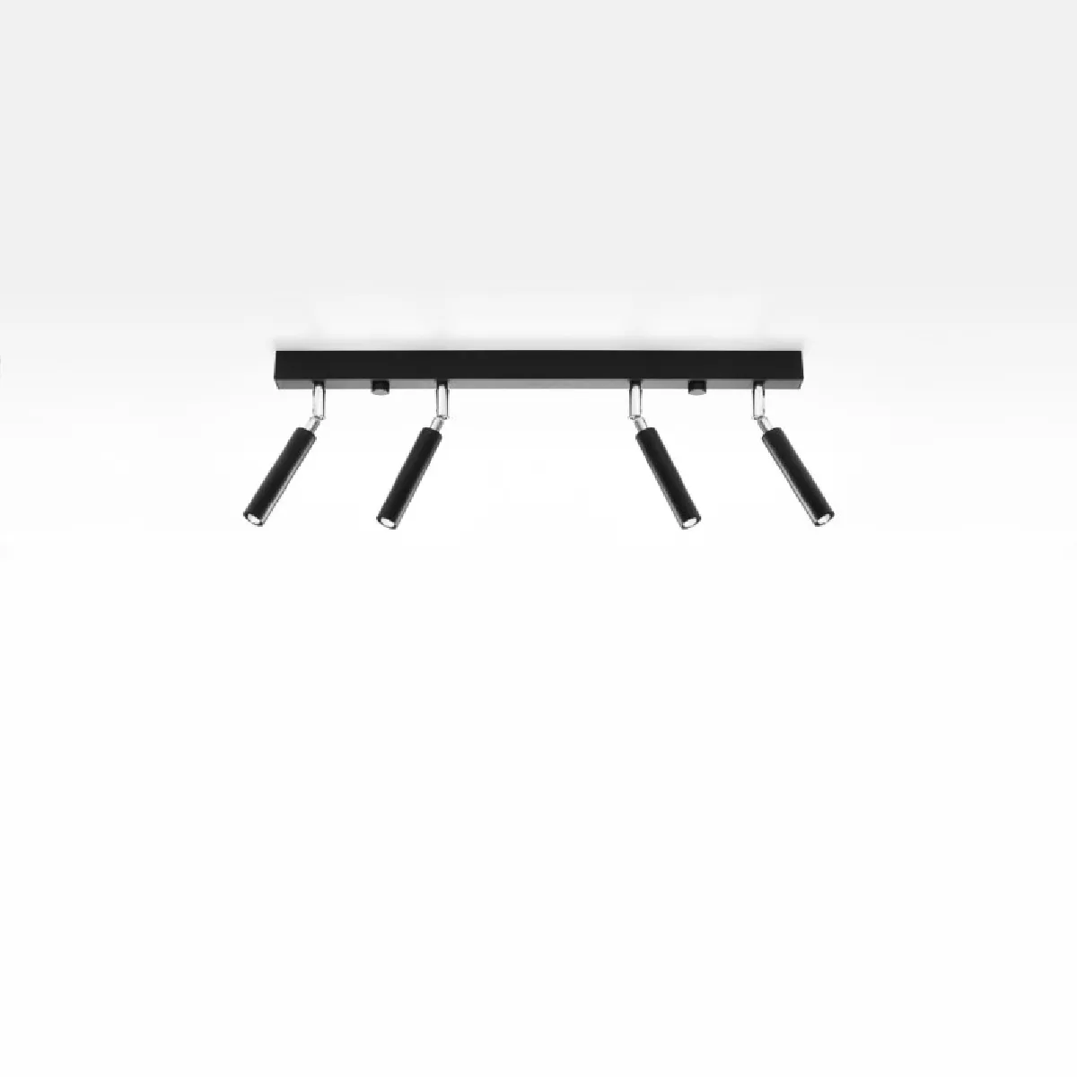 Plafonnier Zenaion 4 noir 20 x 60 x 3( h x l x P en cm )