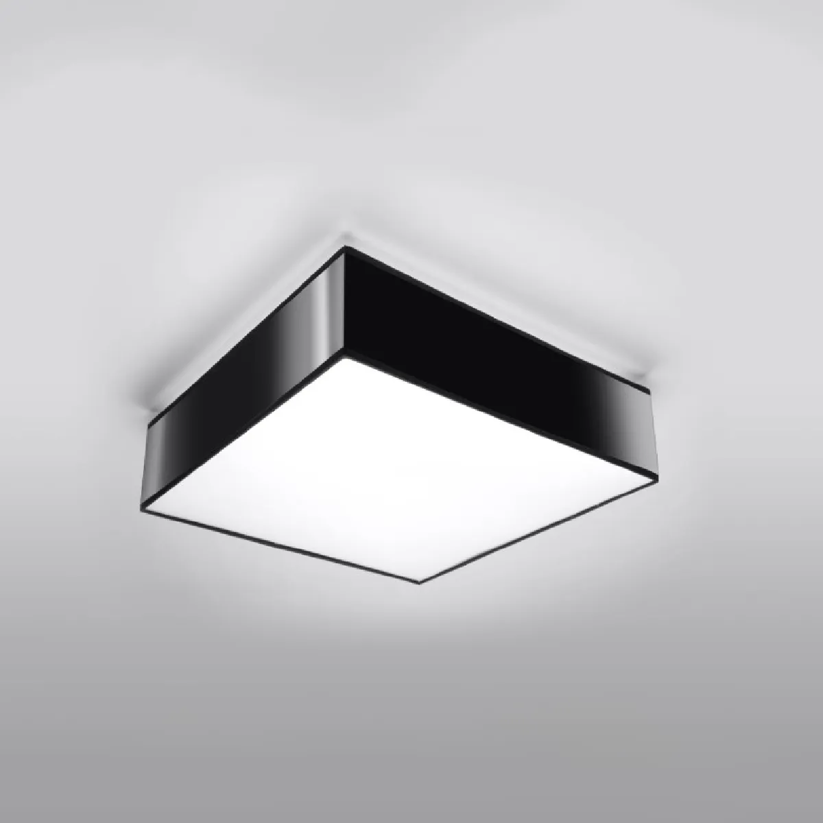 Plafonnier Oriys 35 noir 11 x 35 x 35( h x l x P en cm )
