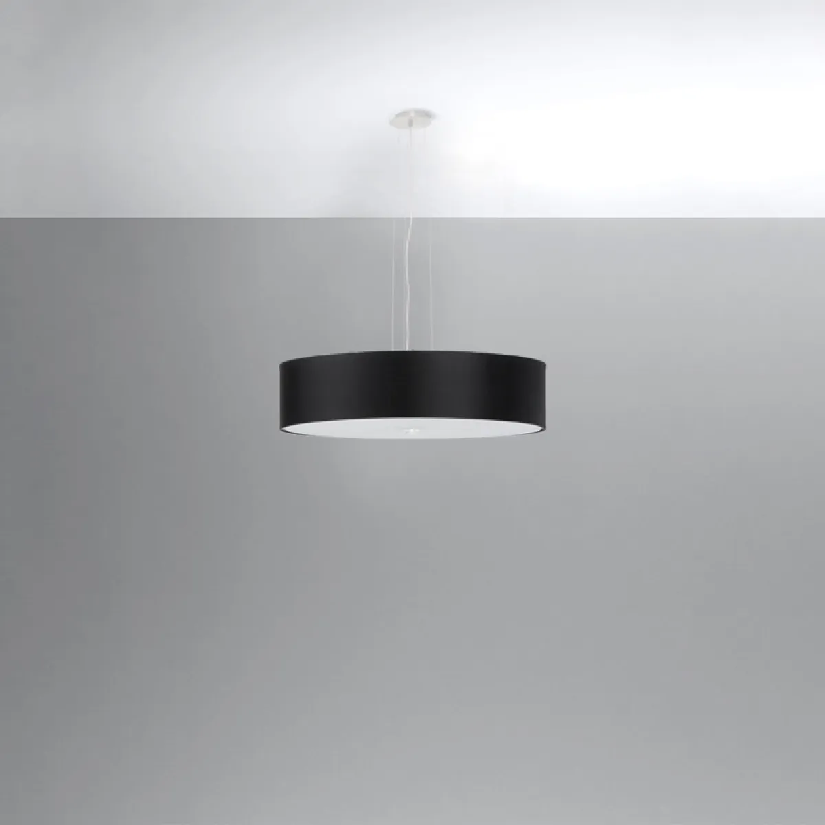 Lustre Calala 50 blanc 102 x 50 x 50( h x l x P en cm )