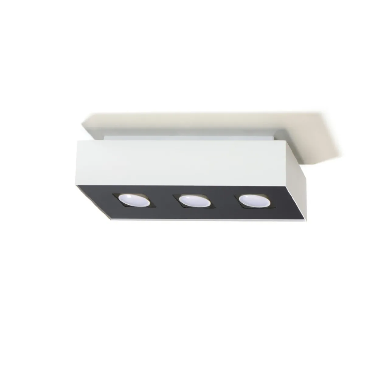 Plafonnier Veloys 3 blanc 11 x 34 x 14( h x l x P en cm )