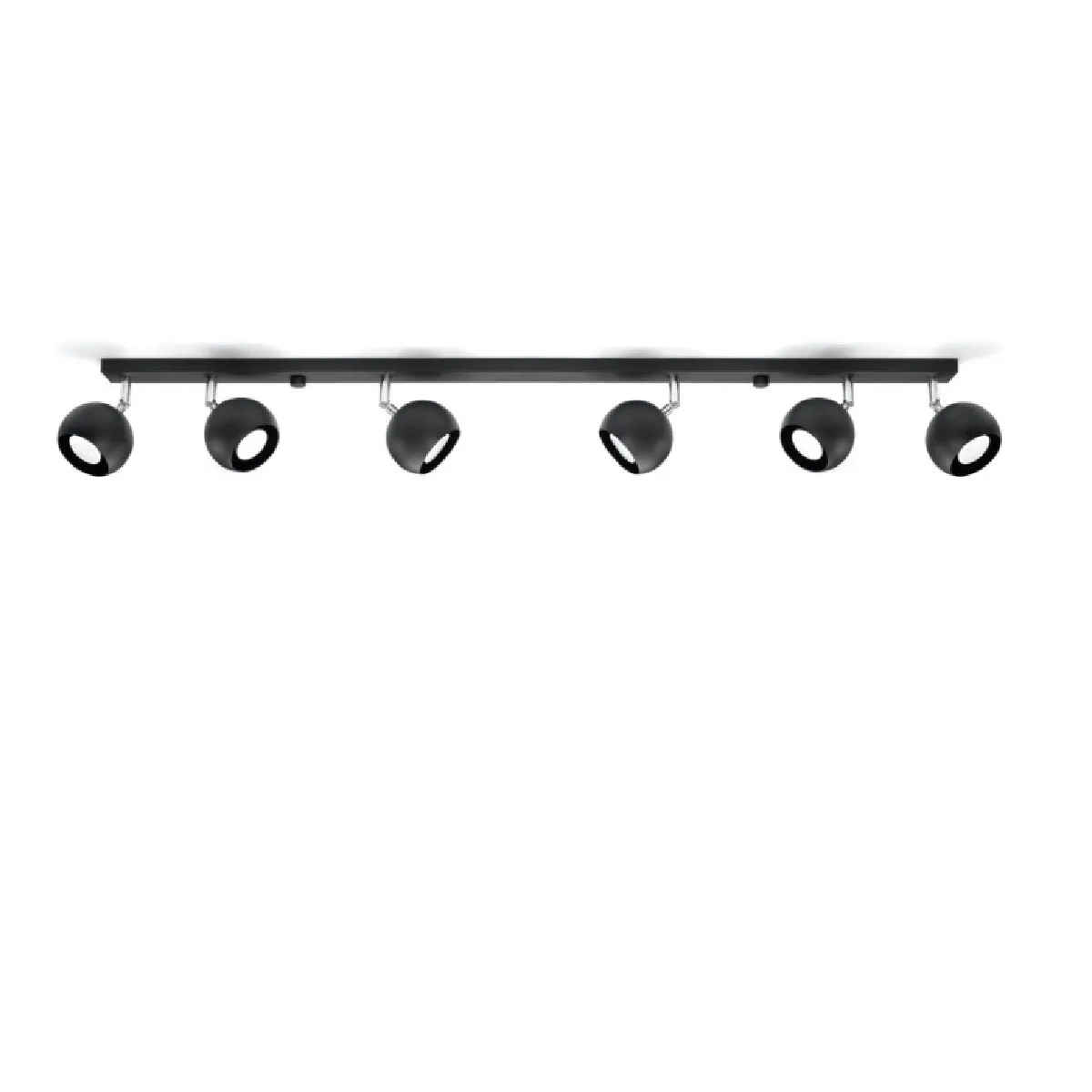 Plafonnier Veraiar 6L noir 16 x 118 x 10( h x l x P en cm )