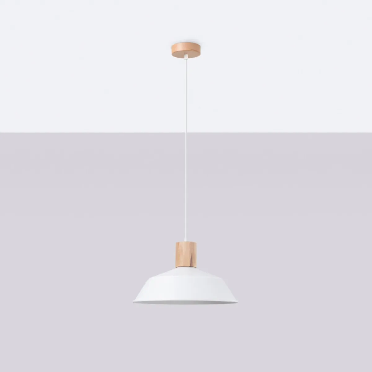 Lampe suspendue Lineaena blanc 120 x 34 x 34( h x l x P en cm )