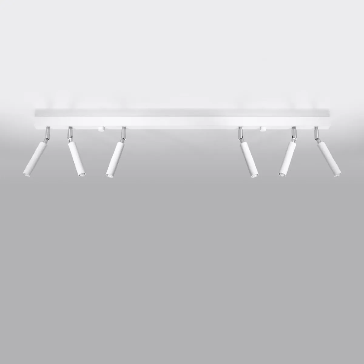 Plafonnier Zenaion 6 blanc 20 x 100 x 3( h x l x P en cm )