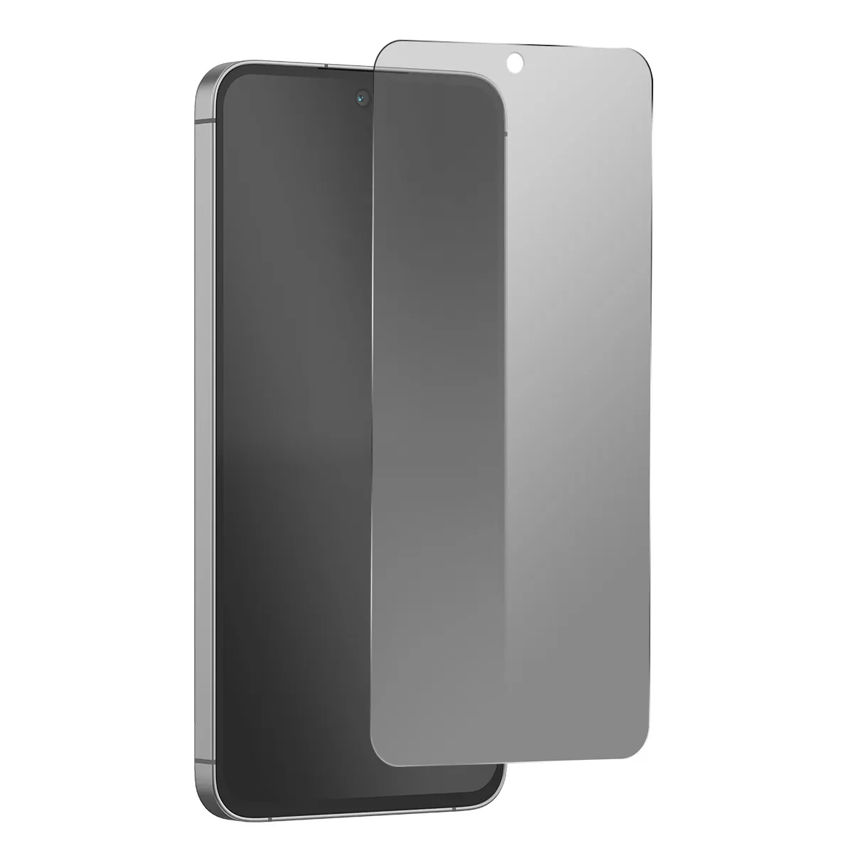 Protection Écran Pour Galaxy S25 Fe / A57 5g Anti-espion Verre Trempé 2.5d Noir Transparent Eiger