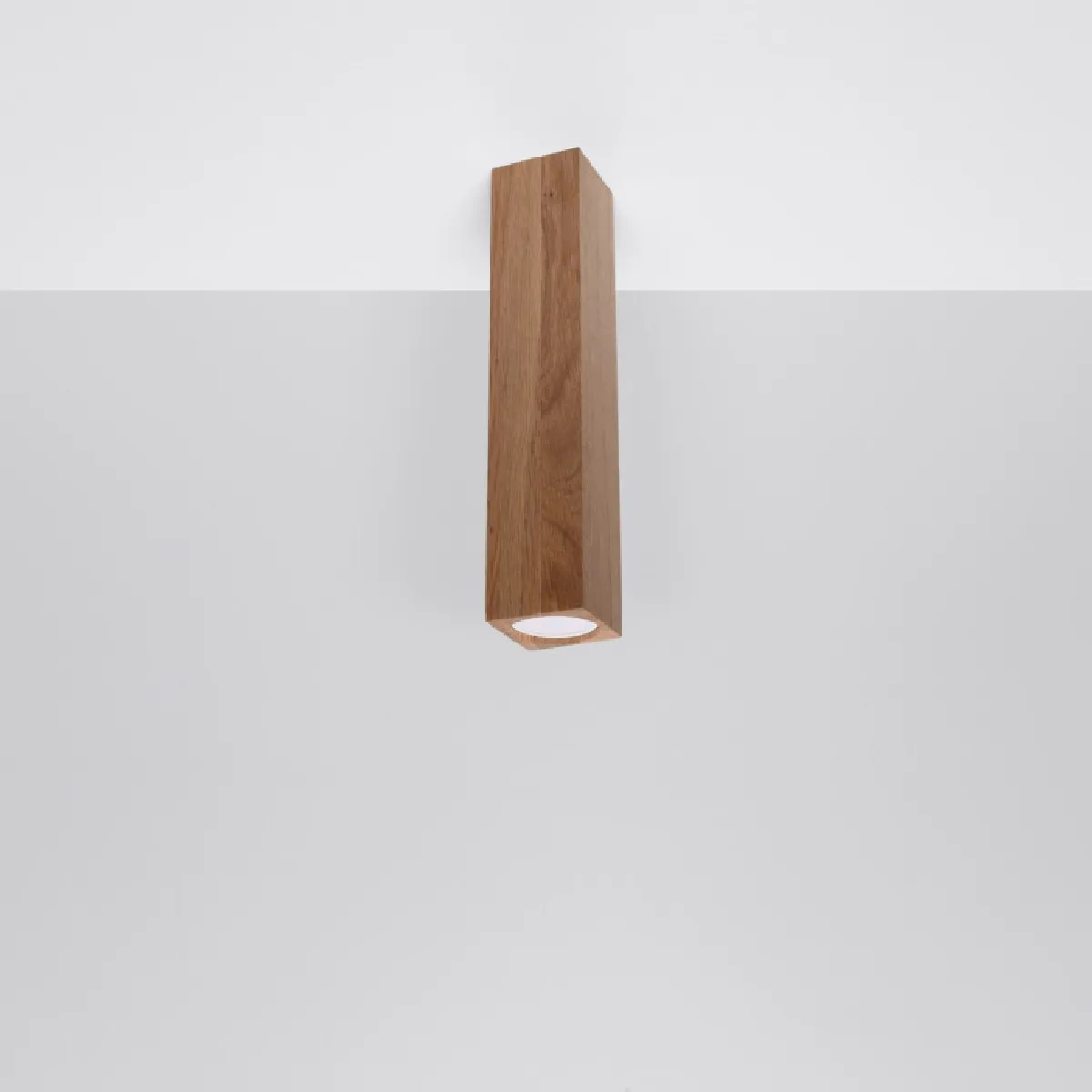 Plafonnier Luxeela 30 chêne 30 x 6 x 6( h x l x P en cm )