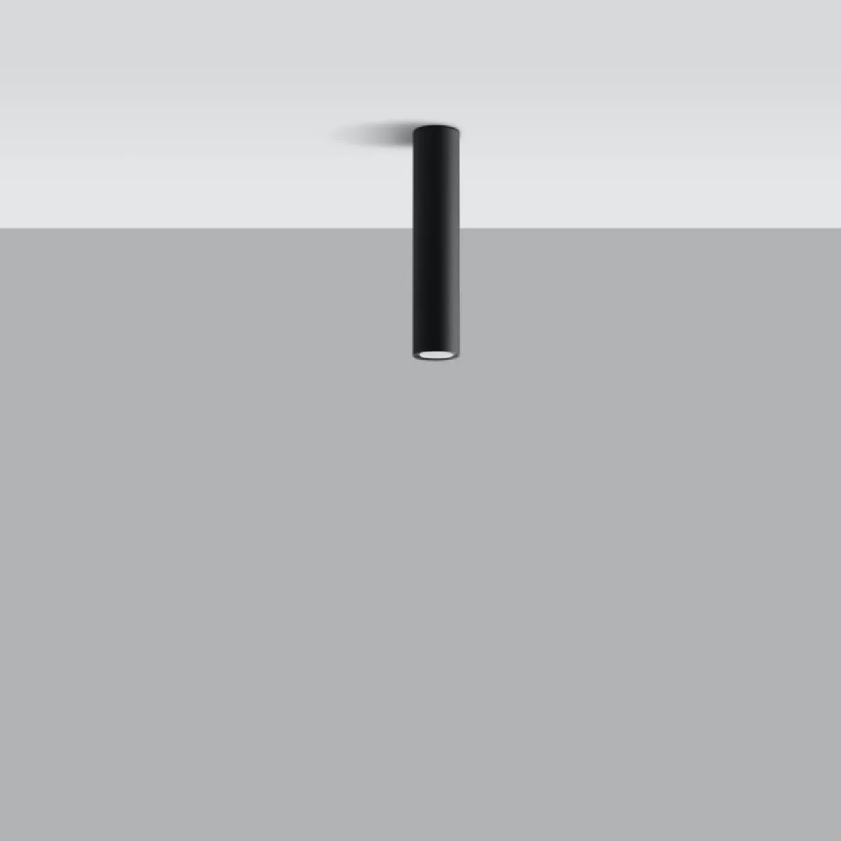 Plafonnier Noraaena 30 noir 30 x 6 x 6( h x l x P en cm )