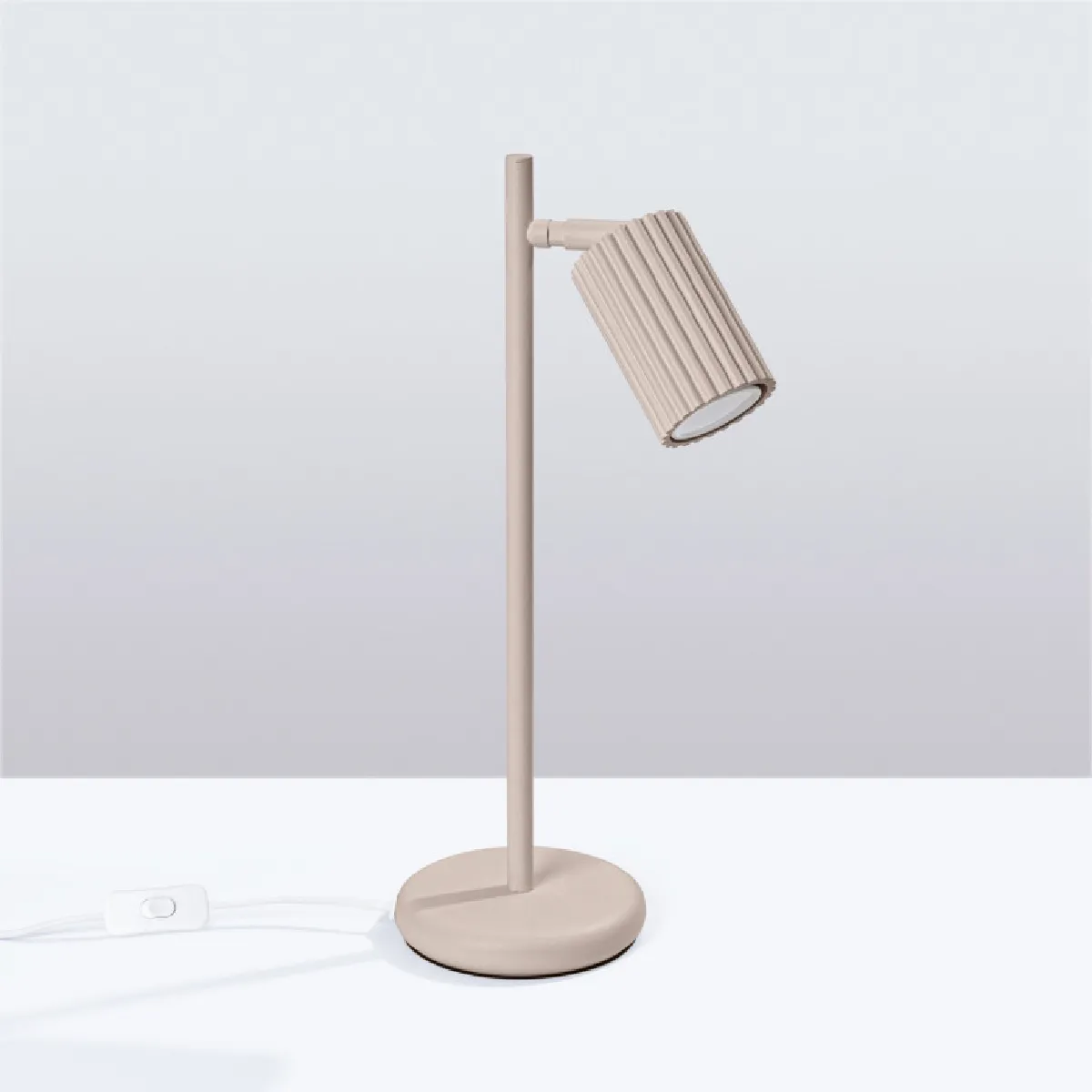 Lampe à poser Elaen taupe 43 x 14.5 x 19.5( h x l x P en cm )