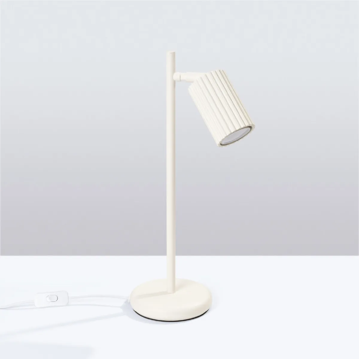 Lampe à poser Elaen beige 43 x 14.5 x 19.5( h x l x P en cm )