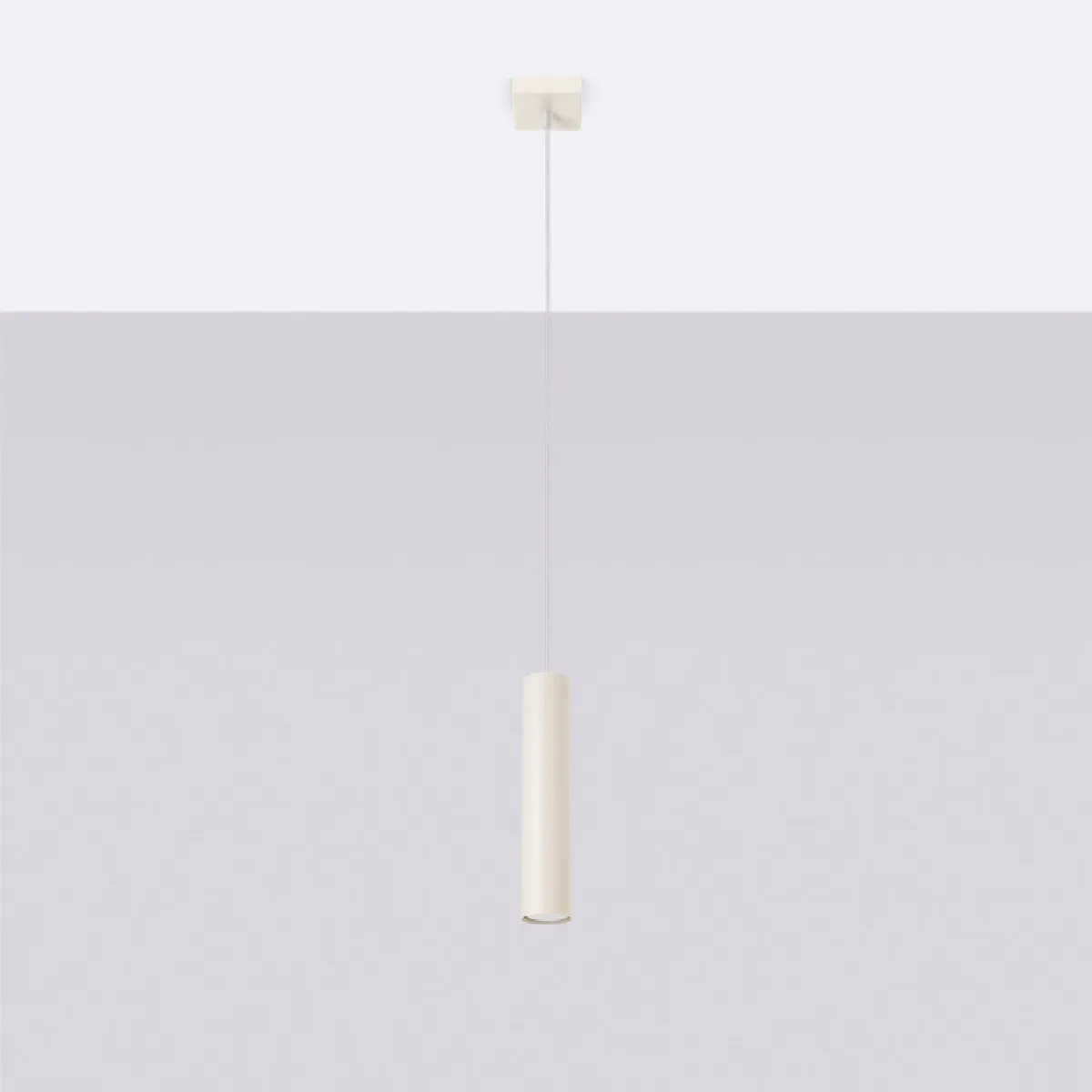 Lampe suspendue Noraaena 1 beige 118 x 8 x 8( h x l x P en cm )