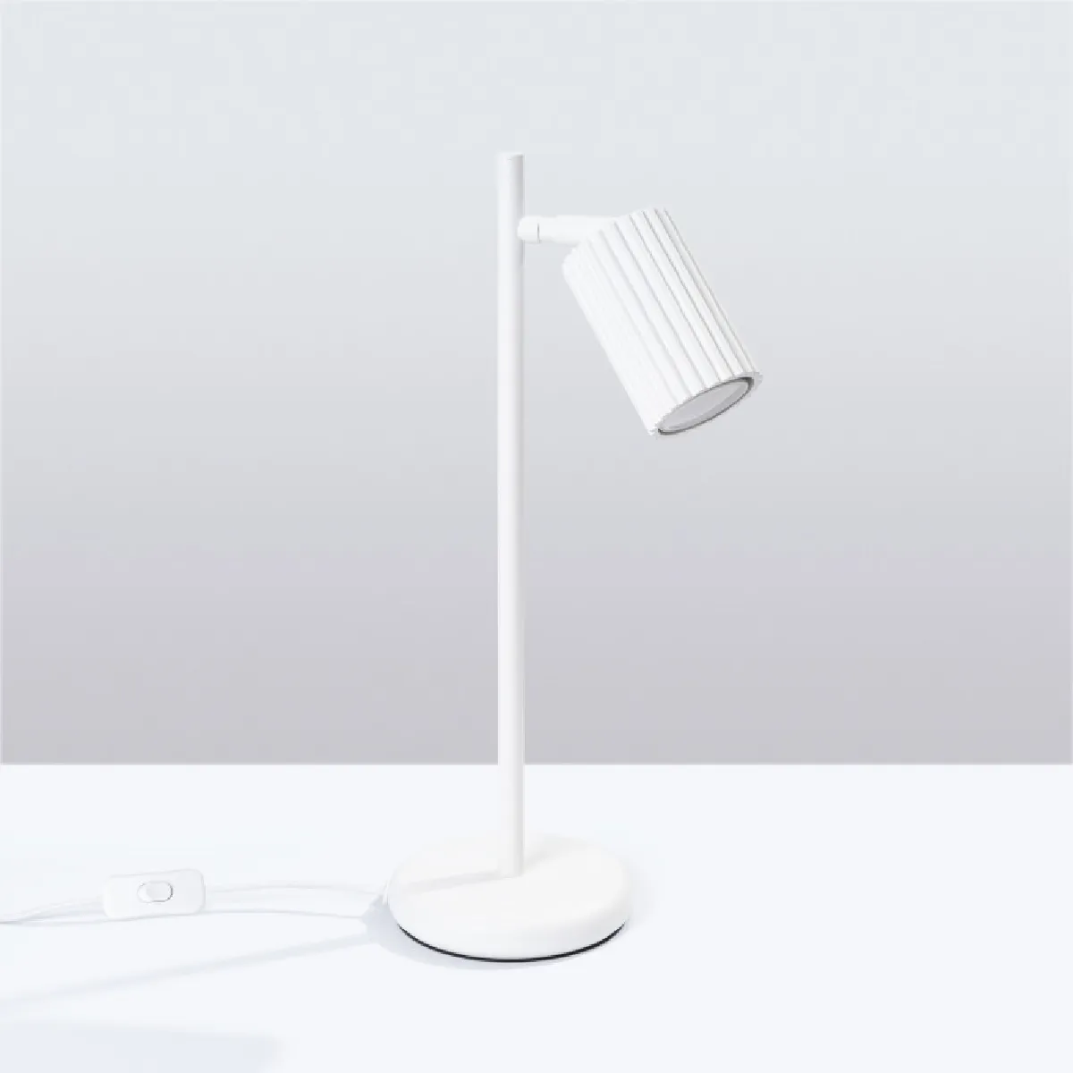 Lampe à poser Elaen blanc 43 x 14.5 x 19.5( h x l x P en cm )