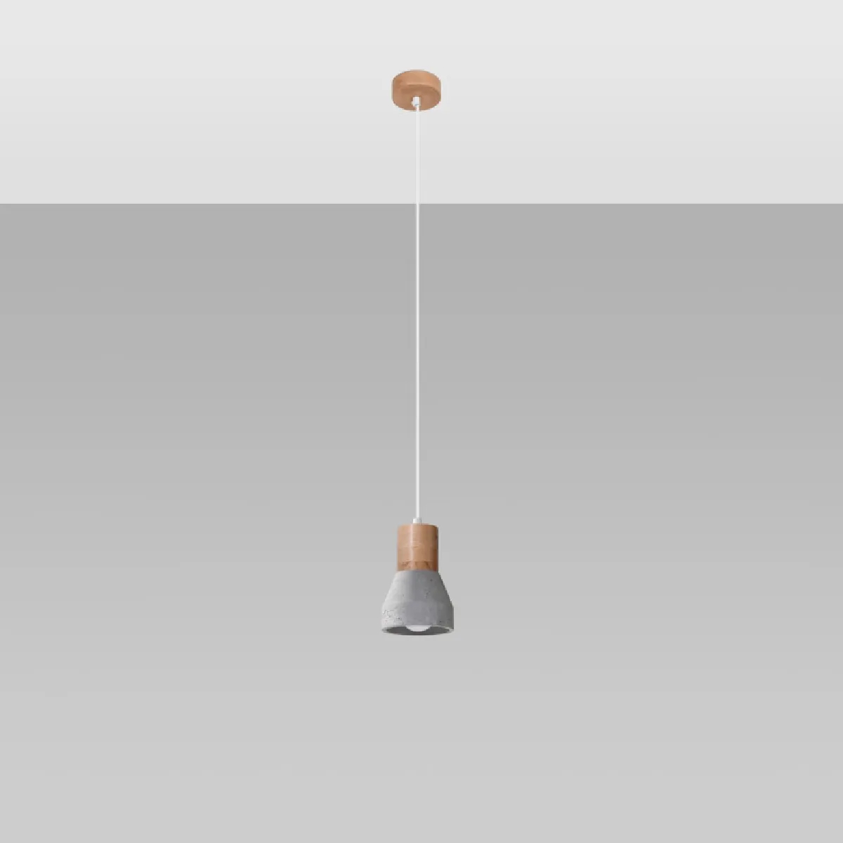 Lampe suspendue Calila gris 120 x 10 x 10( h x l x P en cm )