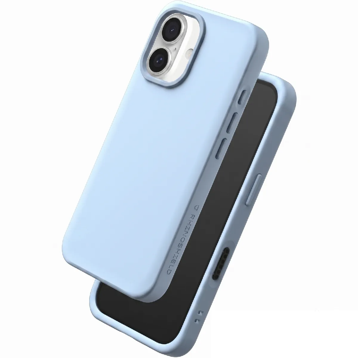 Coque Pour Iphone 16 Plus Modèle Solidx Soft Touch Antichoc Bleu Roi Rhinoshield