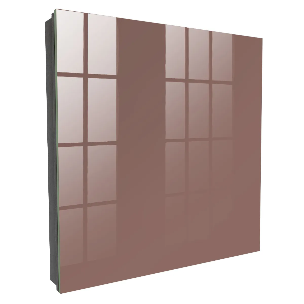 Armoire À Clés - (30 Cm X 30 Cm) - Boîte À Clés Murale - Coffret De Rangement Pour Clés - Couleur Noire - Ouverture Vers La Gauche - Pour Maison Et Bureau - Brun Pastel