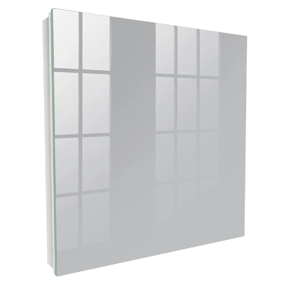 Armoire À Clés - (30 Cm X 30 Cm) - Boîte À Clés Murale - Coffret De Rangement Pour Clés - Couleur Blanche - Ouverture Vers La Gauche - Pour Maison Et Bureau - Gris Lisse