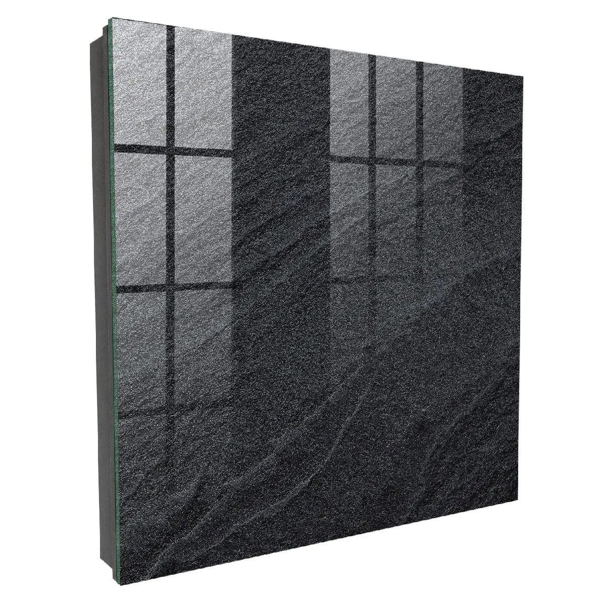 Armoire À Clés - (30 Cm X 30 Cm) - Boîte À Clés Murale - Coffret De Rangement Pour Clés - Couleur Noire - Ouverture Vers La Gauche - Pour Maison Et Bureau - Structure En Pierre