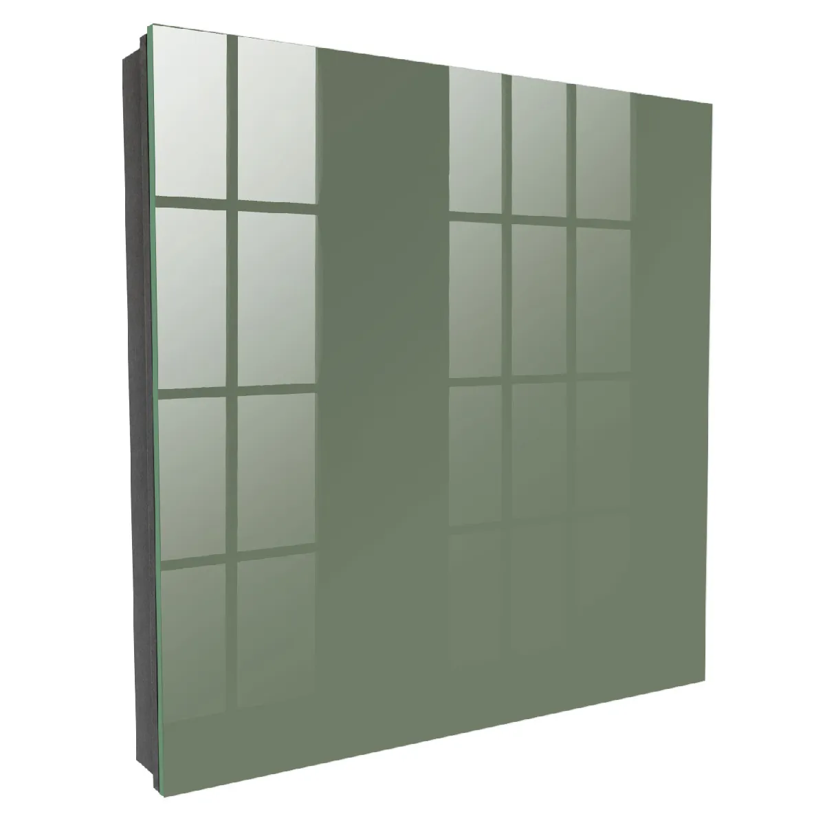 Armoire À Clés - (30 Cm X 30 Cm) - Boîte À Clés Murale - Coffret De Rangement Pour Clés - Couleur Noire - Ouverture Vers La Gauche - Pour Maison Et Bureau - Sauge Noire