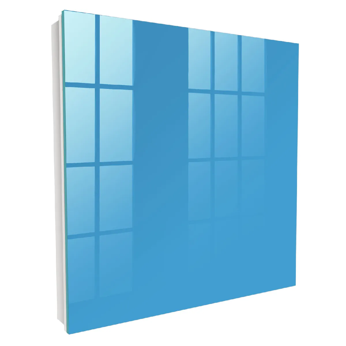 Armoire À Clés - (30 Cm X 30 Cm) - Boîte À Clés Murale - Coffret De Rangement Pour Clés - Couleur Blanche - Ouverture Vers La Gauche - Pour Maison Et Bureau - Eau Bleue