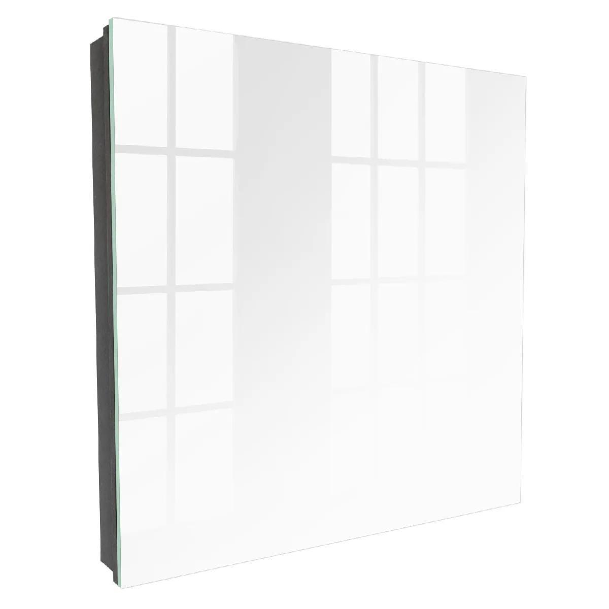 Armoire À Clés - (30 Cm X 30 Cm) - Boîte À Clés Murale - Coffret De Rangement Pour Clés - Couleur Noire - Ouverture Vers La Gauche - Pour Maison Et Bureau - Blanc