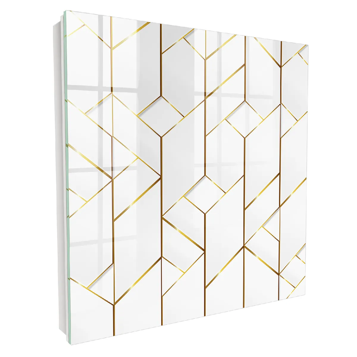 Armoire À Clés - (30 Cm X 30 Cm) - Boîte À Clés Murale - Coffret De Rangement Pour Clés - Couleur Blanche - Ouverture Vers La Droite - Pour Maison Et Bureau - Élégance Moderne