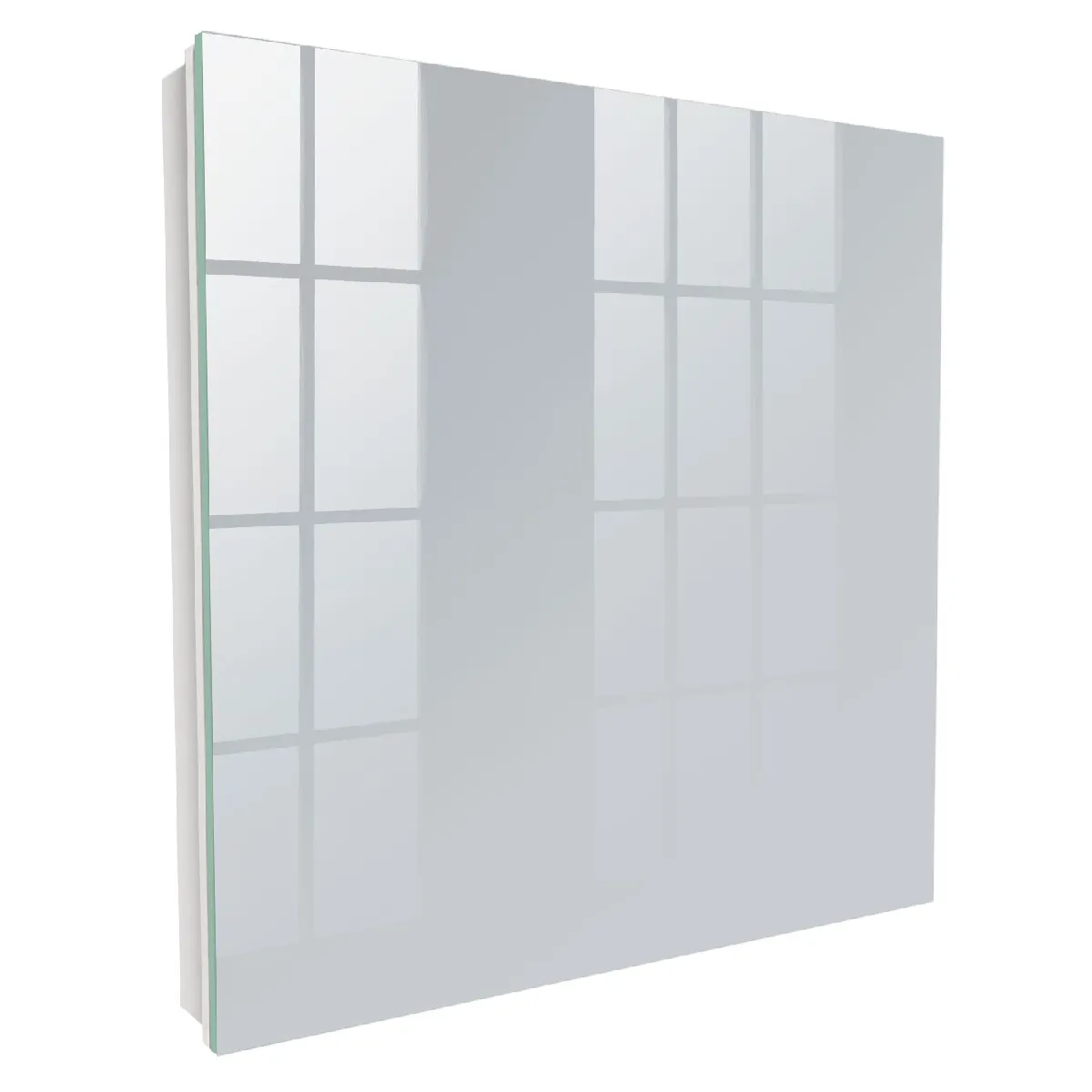 Armoire À Clés - (30 Cm X 30 Cm) - Boîte À Clés Murale - Coffret De Rangement Pour Clés - Couleur Blanche - Ouverture Vers La Gauche - Pour Maison Et Bureau - Gris Clair