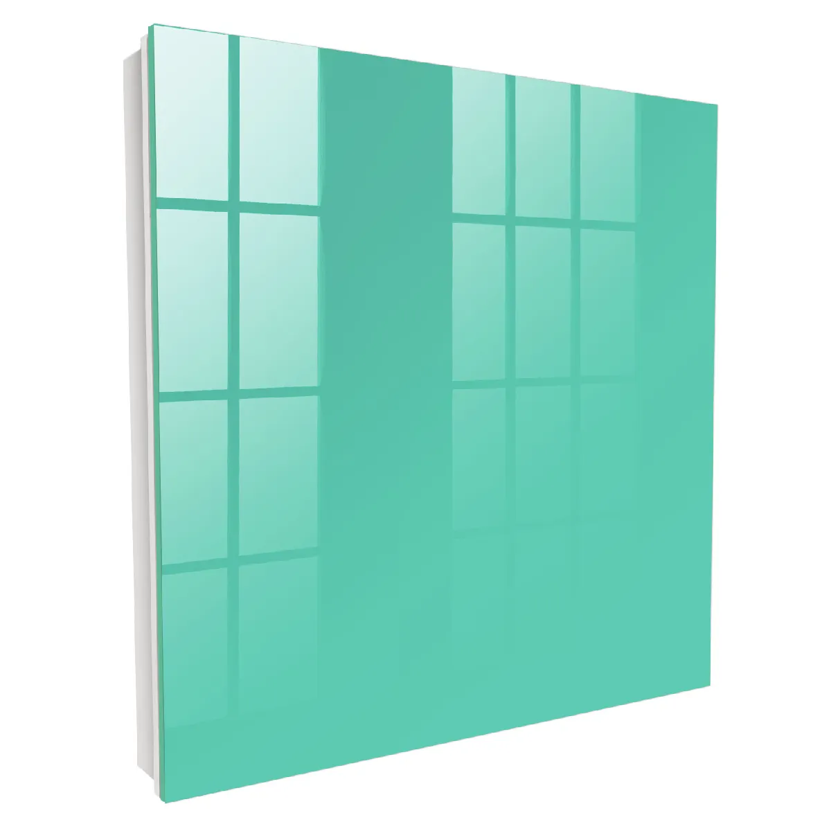 Armoire À Clés - (30 Cm X 30 Cm) - Boîte À Clés Murale - Coffret De Rangement Pour Clés - Couleur Blanche - Ouverture Vers La Gauche - Pour Maison Et Bureau - Menthe Forte