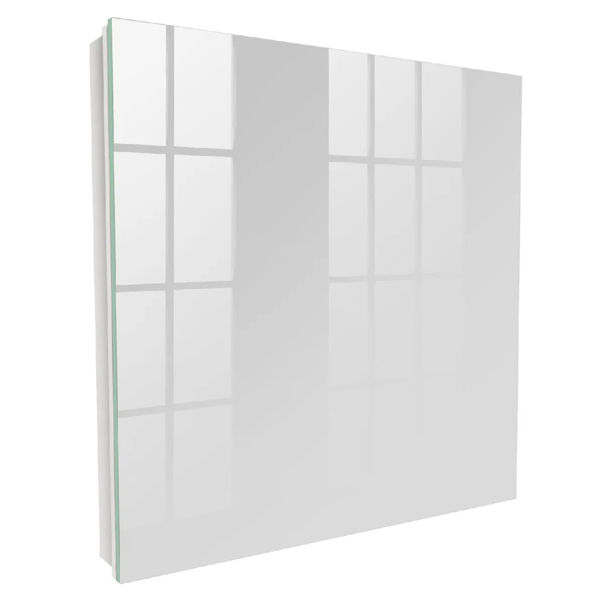 Armoire À Clés - (30 Cm X 30 Cm) - Boîte À Clés Murale - Coffret De Rangement Pour Clés - Couleur Blanche - Ouverture Vers La Droite - Pour Maison Et Bureau - Couleur Grise