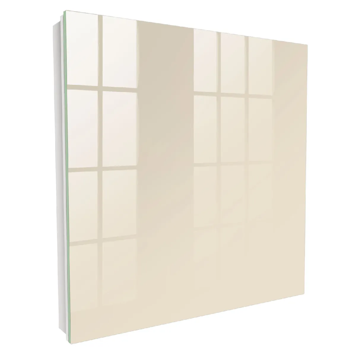 Armoire À Clés - (30 Cm X 30 Cm) - Boîte À Clés Murale - Coffret De Rangement Pour Clés - Couleur Blanche - Ouverture Vers La Gauche - Pour Maison Et Bureau - Crémeux