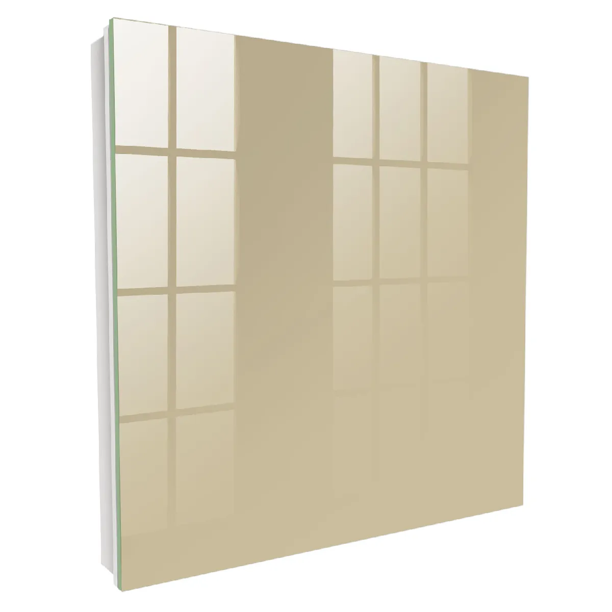 Armoire À Clés - (30 Cm X 30 Cm) - Boîte À Clés Murale - Coffret De Rangement Pour Clés - Couleur Blanche - Ouverture Vers La Droite - Pour Maison Et Bureau - Brun Discret
