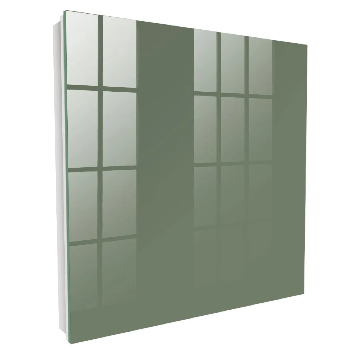 Armoire À Clés - (30 Cm X 30 Cm) - Boîte À Clés Murale - Coffret De Rangement Pour Clés - Couleur Blanche - Ouverture Vers La Droite - Pour Maison Et Bureau - Sauge Noire