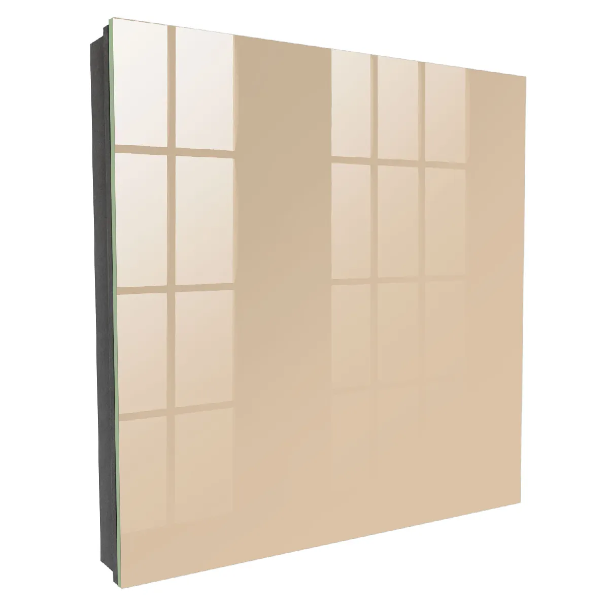 Armoire À Clés - (30 Cm X 30 Cm) - Boîte À Clés Murale - Coffret De Rangement Pour Clés - Couleur Noire - Ouverture Vers La Gauche - Pour Maison Et Bureau - Jaune Pastel