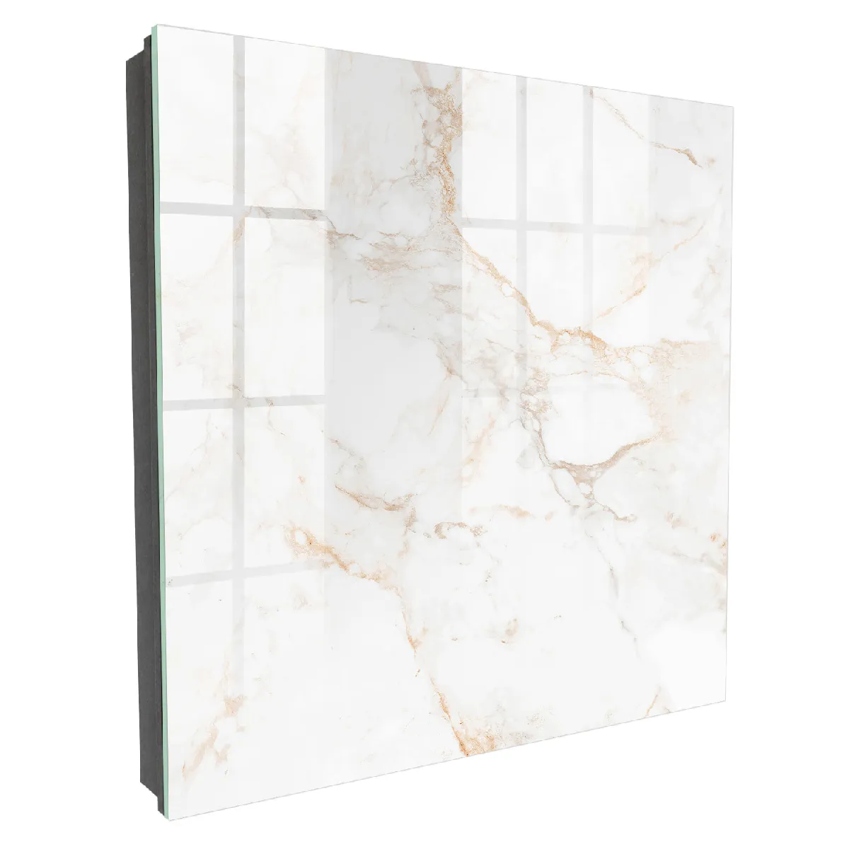 Armoire À Clés - (30 Cm X 30 Cm) - Boîte À Clés Murale - Coffret De Rangement Pour Clés - Couleur Noire - Ouverture Vers La Gauche - Pour Maison Et Bureau - L'Élégance Du Marbre