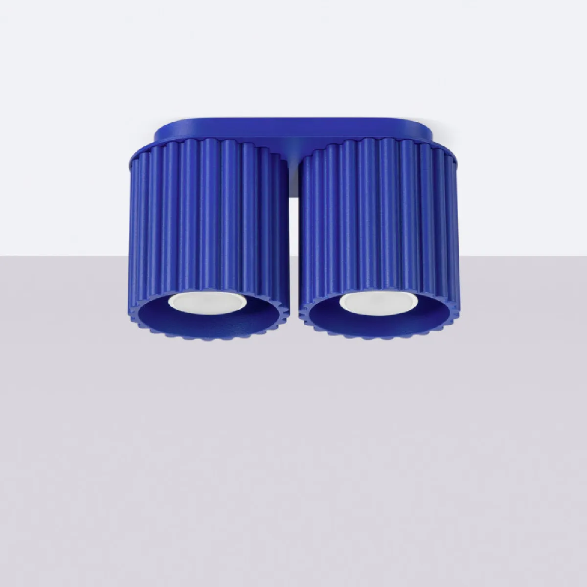 Plafonnier AURA 2 ultramarine GU10 12 x 21 x 10( h x l x P en cm )