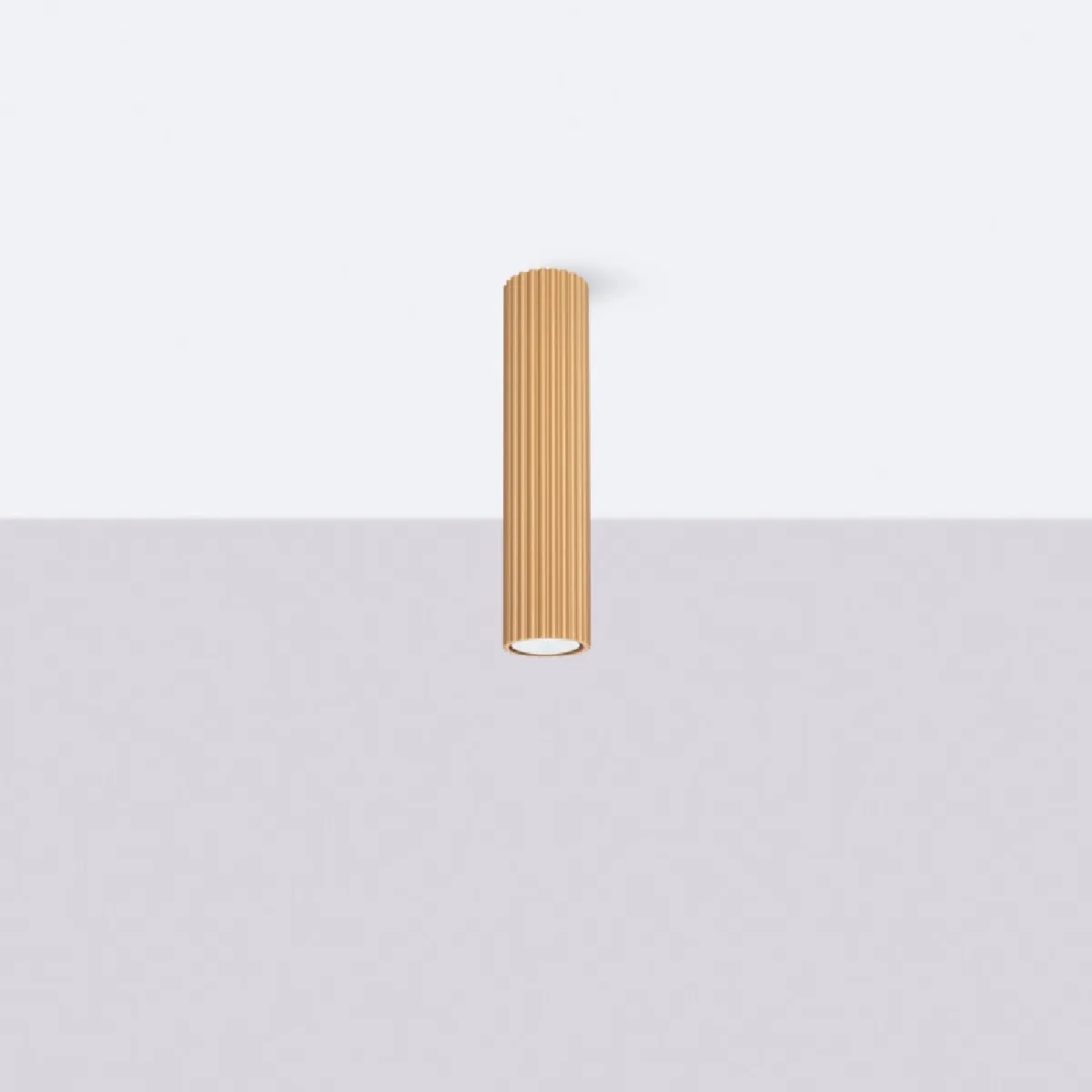 Plafonnier Elaen 30 or 30 x 6.5 x 6.5( h x l x P en cm )