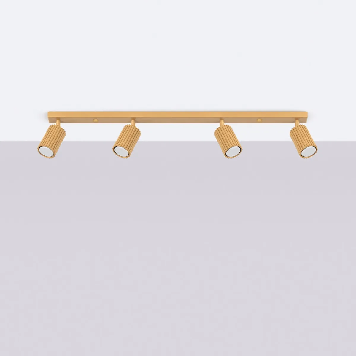 Plafonnier Elaen 4L or 16.5 x 81 x 6.5( h x l x P en cm )