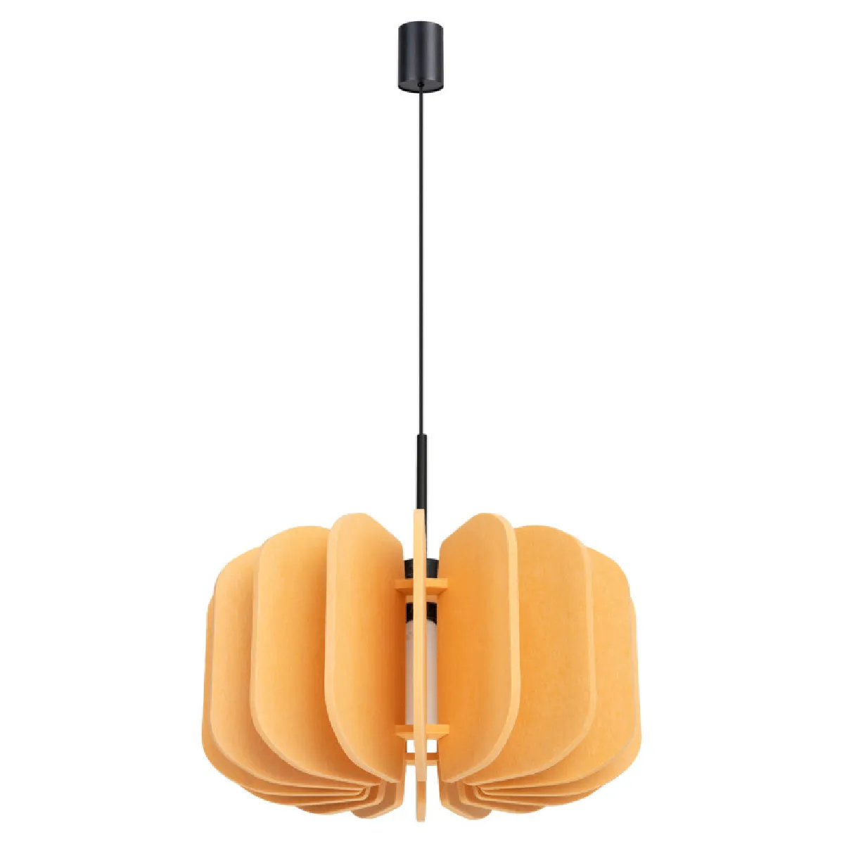 Lampe suspendue MULA 45 jaune 146 x 45 x 45( h x l x P en cm )