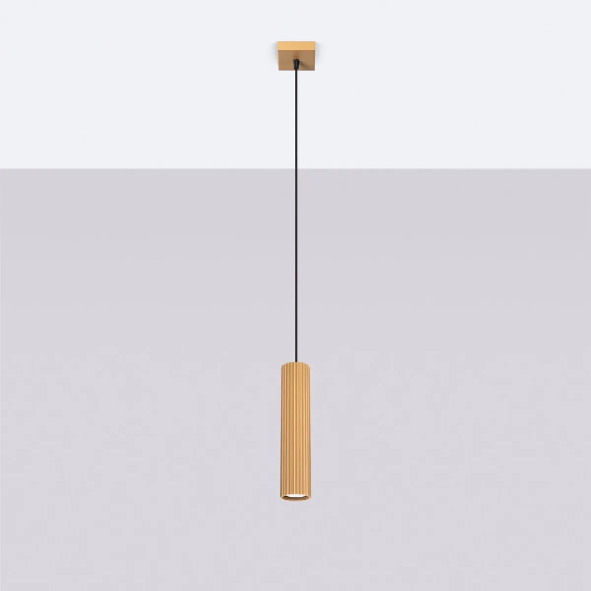 Lampe suspendue Elaen 1 or 118 x 8 x 8( h x l x P en cm )