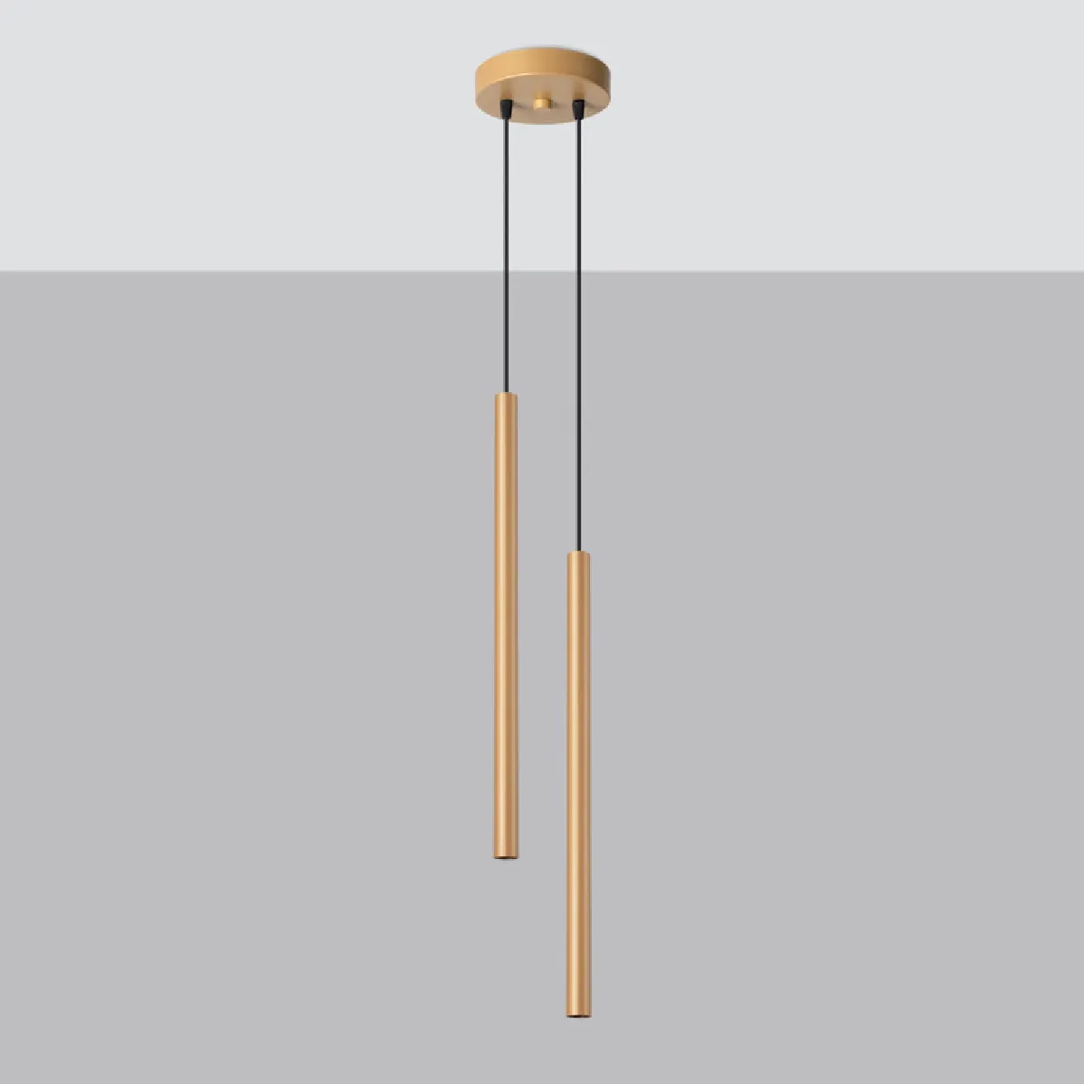 Lampe pendante Noraaeen 2 or 118 x 15 x 15( h x l x P en cm )
