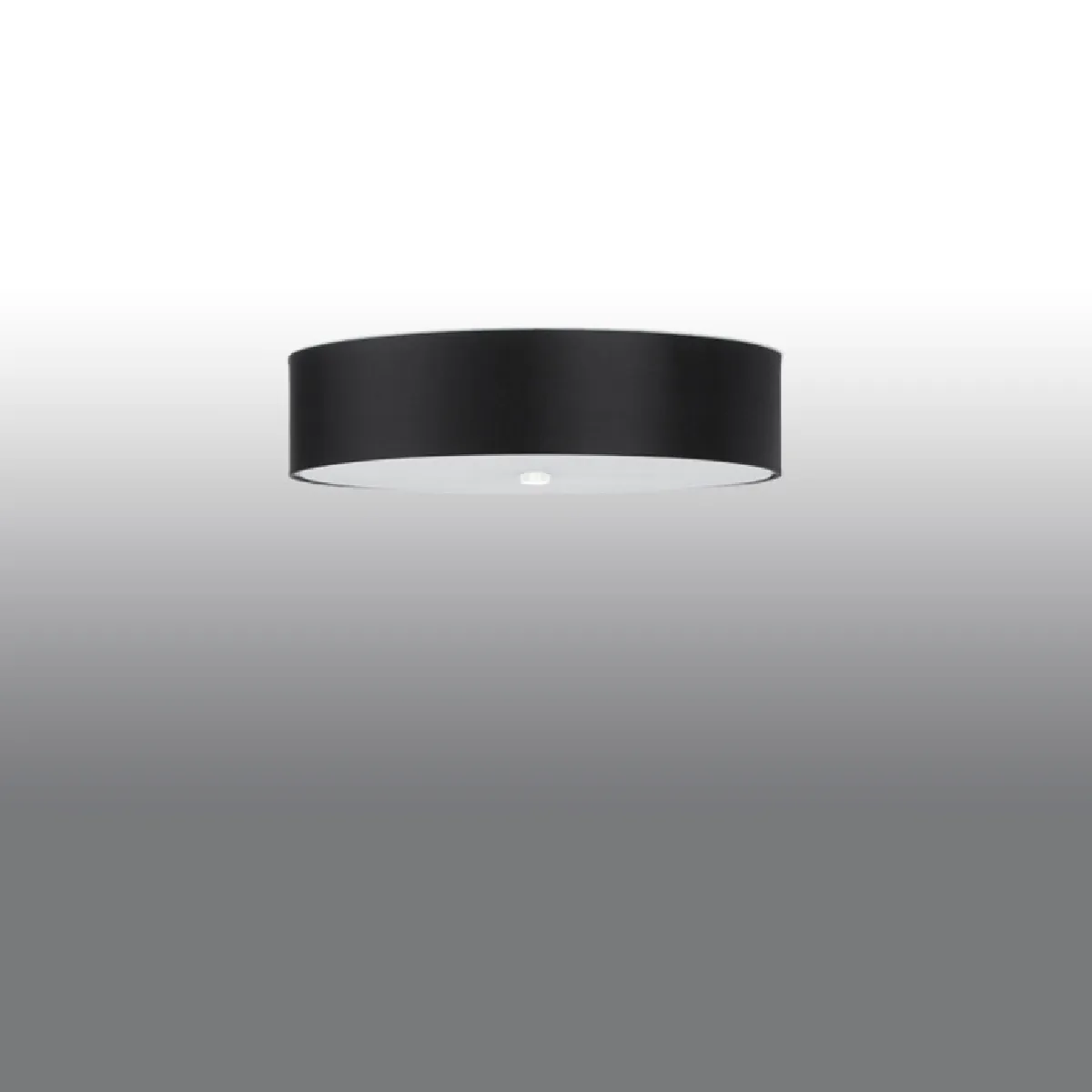 Plafonnier Calala 50 noir 16 x 50 x 50( h x l x P en cm )