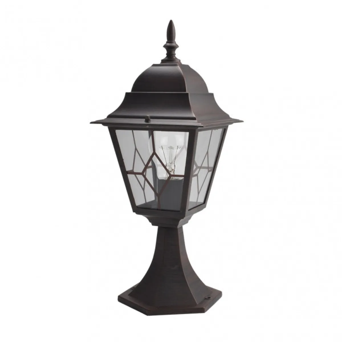 Abrila Bootes Applique Mural Extérieur Classique 1×E27 IP44, Marron, 44X18,5X18,5 - Neuf