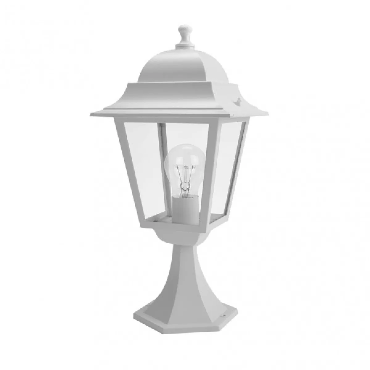 Abrila Spica Applique Mural Extérieur Classique 1×E27 IP44, Blanc, 46X21,5X21,5 - Neuf