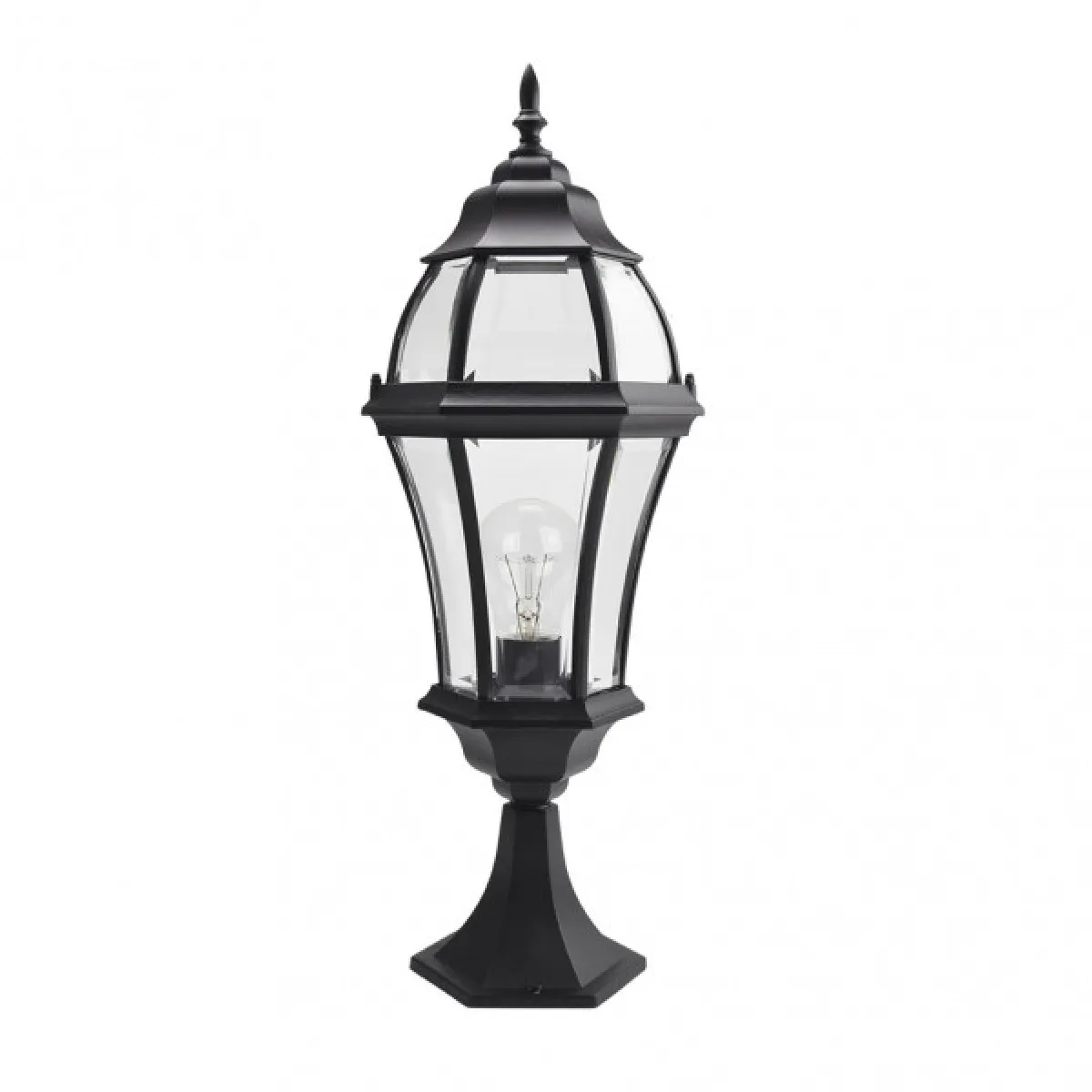 Abrila Becrux Applique Mural Extérieur Classique 1×E27 IP44, Noir, 64,5X21X21 - Neuf