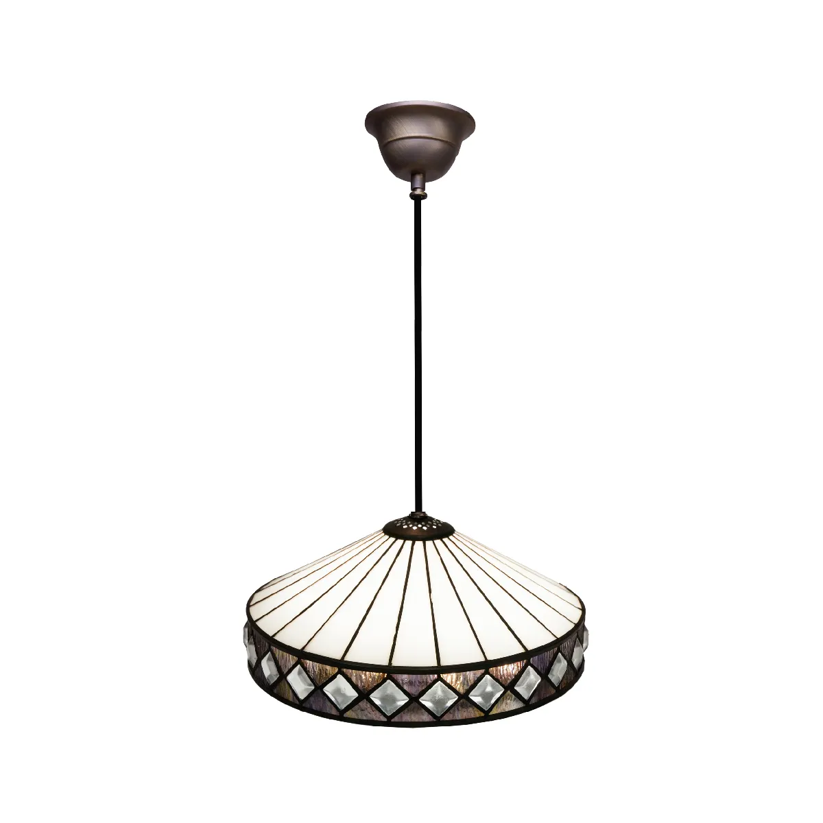 Suspension avec câble Tiffany série Ilumina D-30 cm
