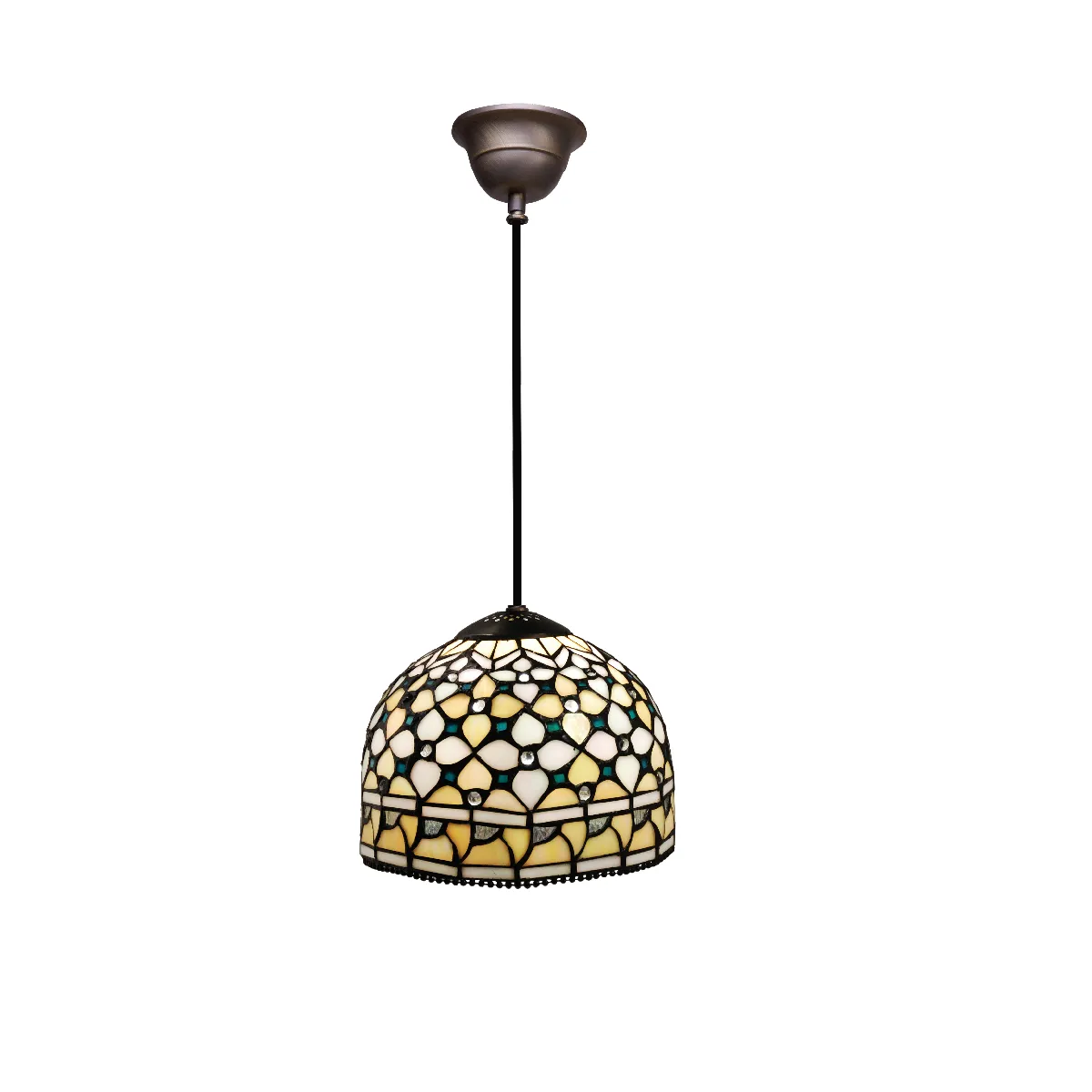 Suspension avec câble Tiffany série Queen D-20 cm