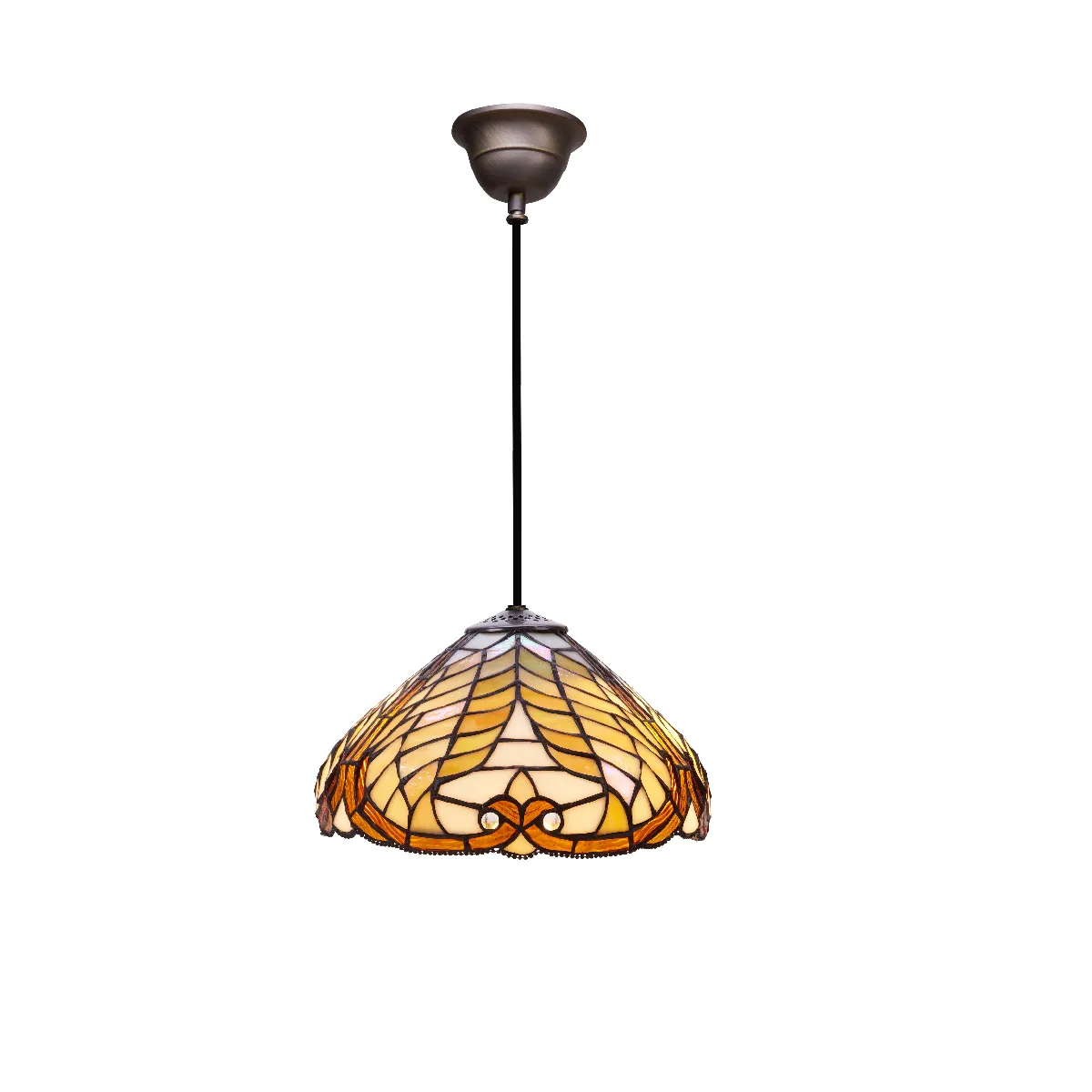 Suspension avec câble Tiffany D-30 cm