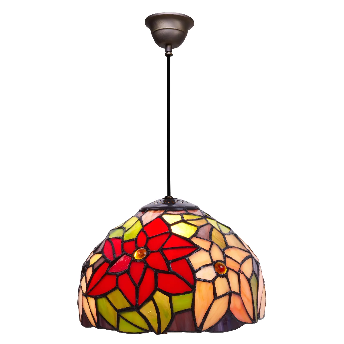 Suspension avec câble Tiffany série Güell D-30 cm