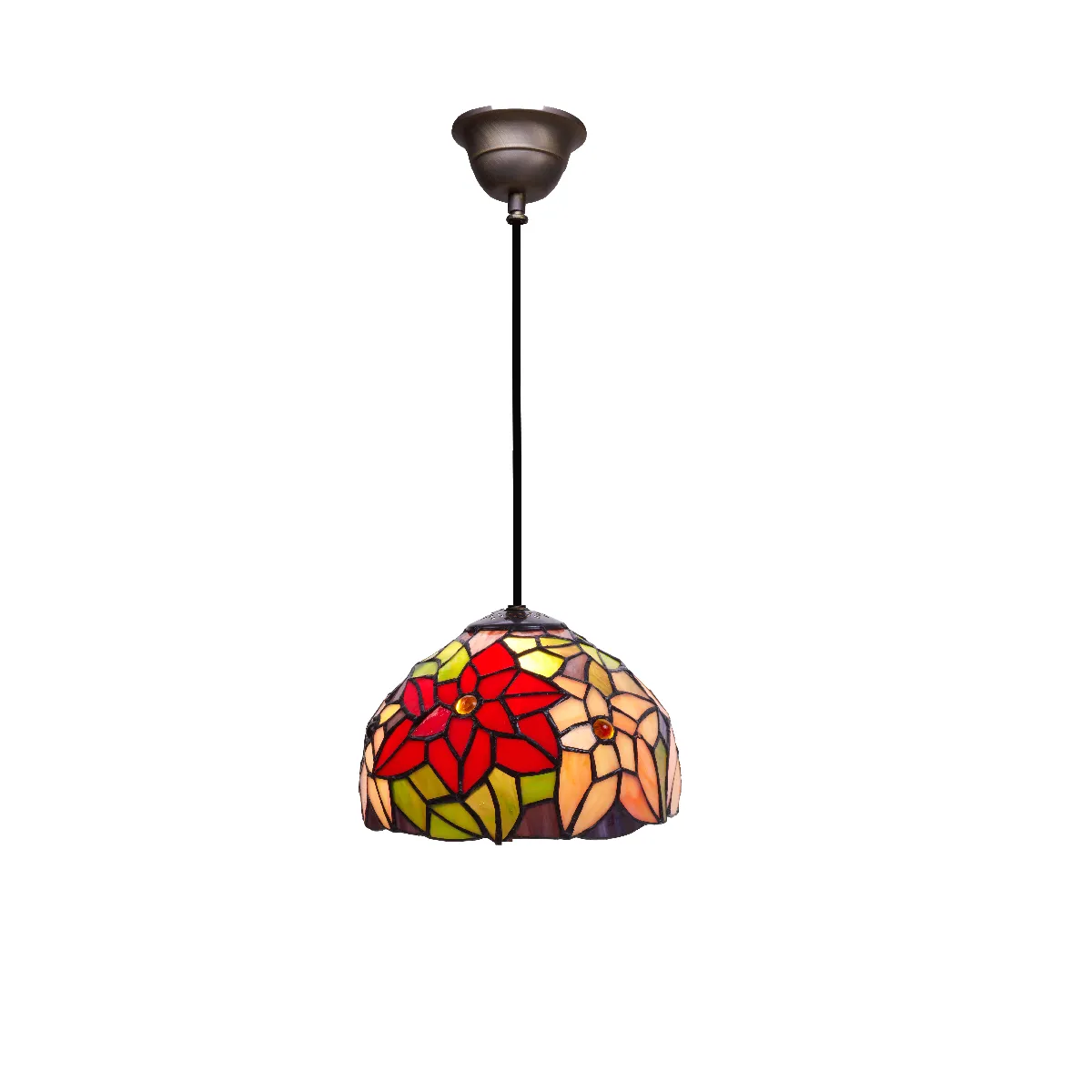 Suspension avec câble Tiffany série Güell D-20 cm