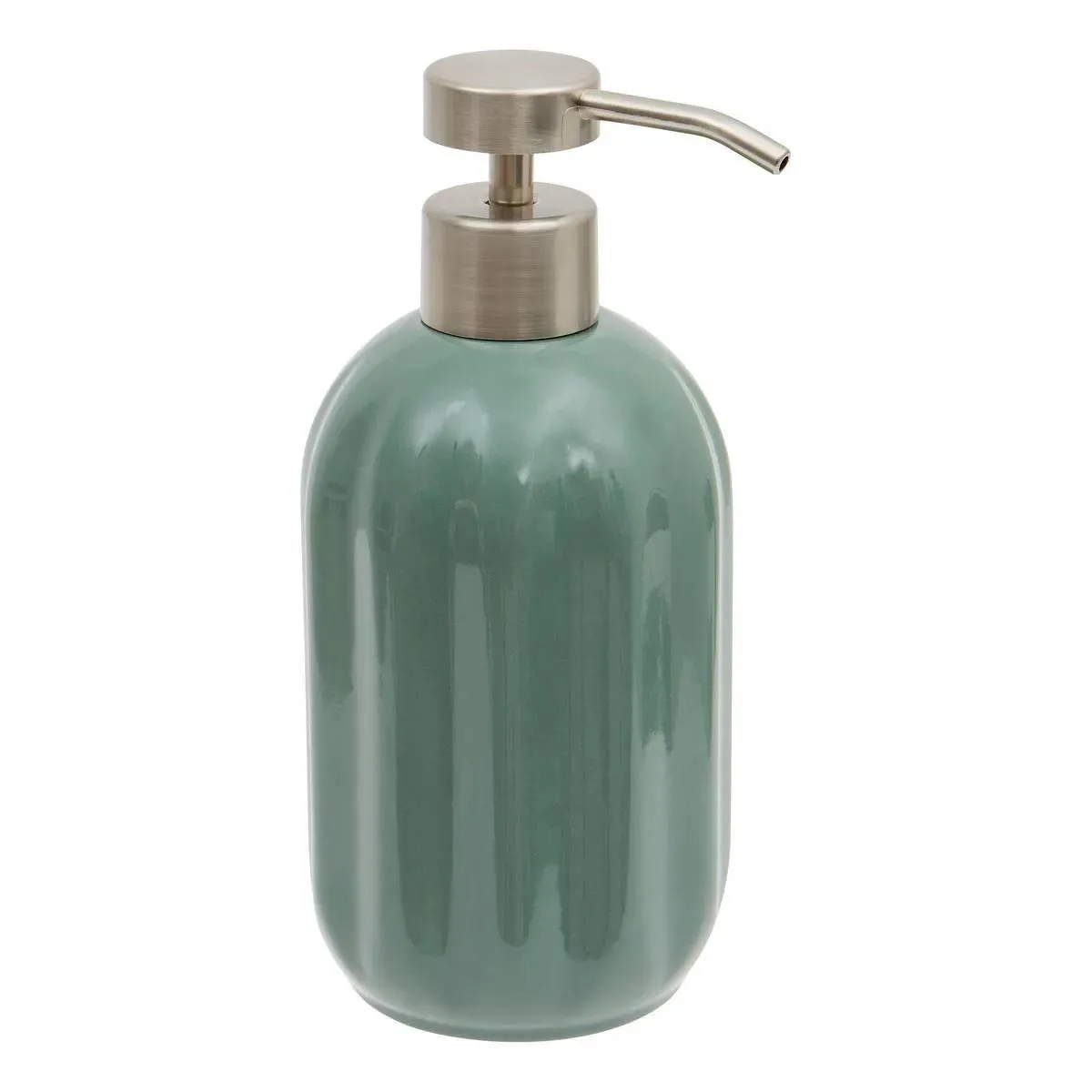 Distributeur De Savon Colorama En Céramique 450ml Vert Ficus - 5five