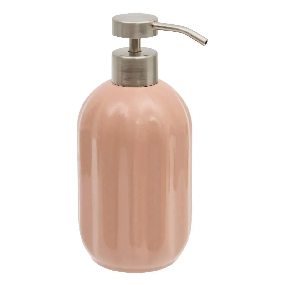 Distributeur De Savon Colorama En Céramique 450ml Rose - 5five
