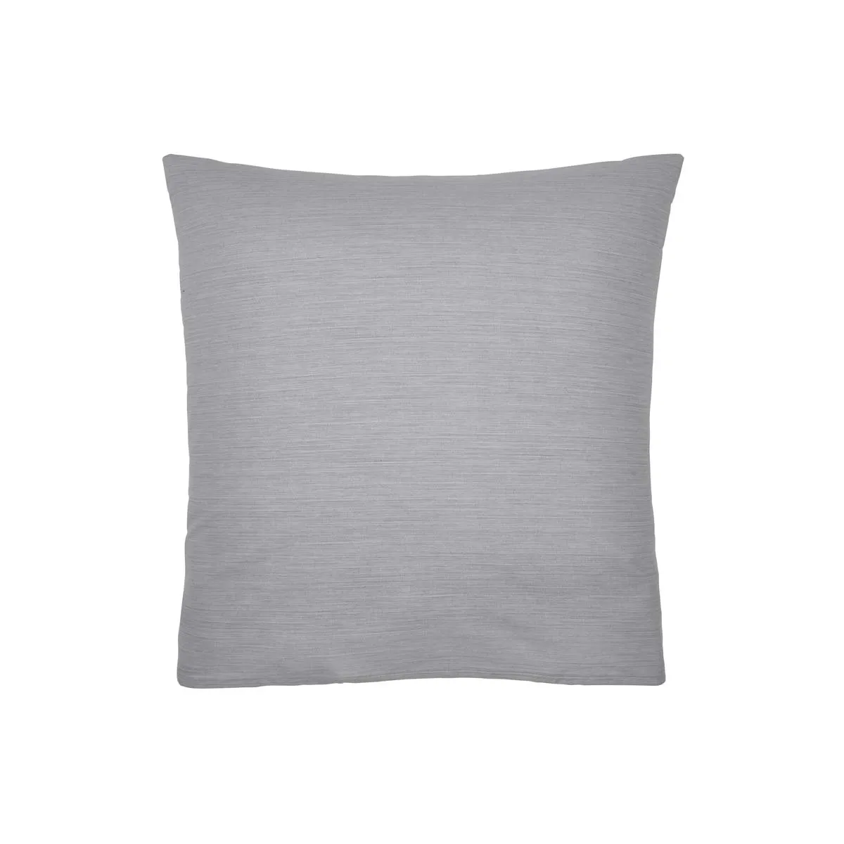 Taie D'oreiller Bicolore En Viscose De Bambou, Écorce - 63 X 63 Cm - Gris Ardoise/gris Plume
