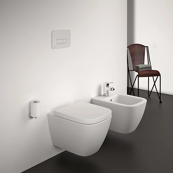 Ideal standard abattant WC carré - Blanc